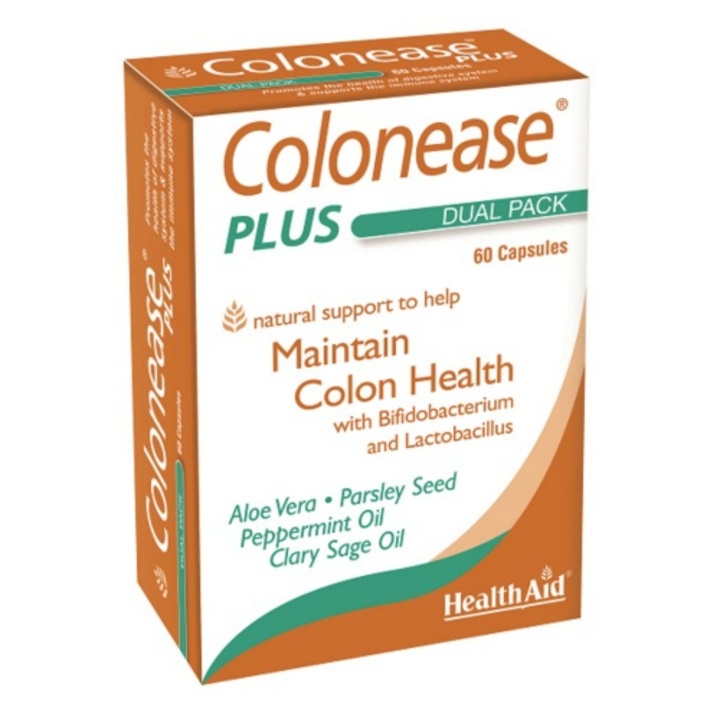 Probiotice Colonease Plus, Health Aid, 60 capsule