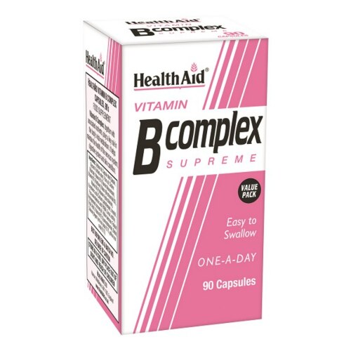 Multivitamine B Complex, Health Aid, 90 capsule eMAG.ro