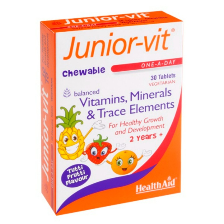 Multivitamine copii Junior-vit, Health Aid, 30 tablete