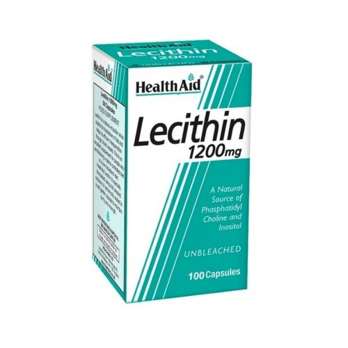 Lecitina 1200 mg, Health Aid, 100 capsule eMAG.ro