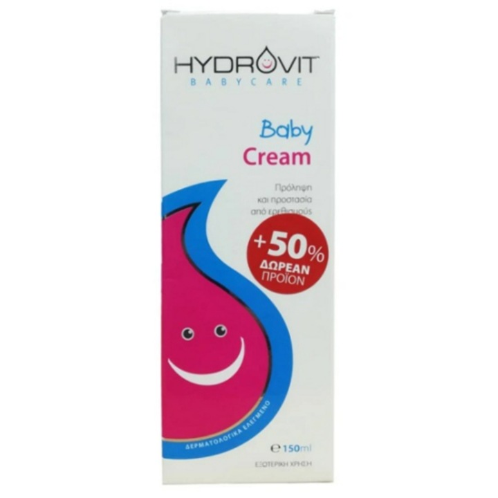 Crema pentru bebelusi, Hydrovit, 150 ml