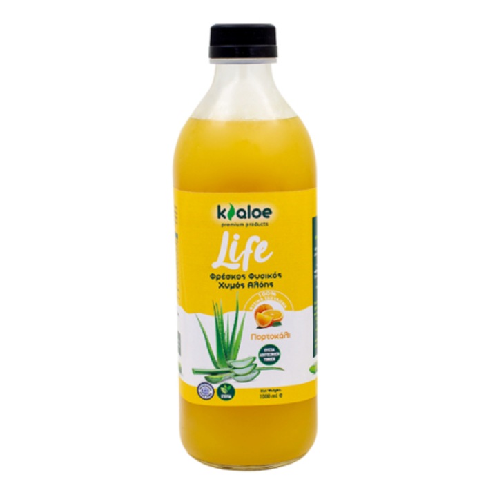 Supliment alimentar gel, Kaloe, Aloe vera/Portocala, 1 L