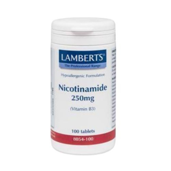 Nicotinamida, Lamberts, 250 mg, 100 tablete