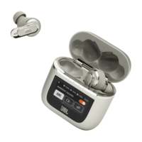 Casti audio true wireless in-ear JBL Tour Pro 2, Smart Case, True Adaptive Noise Cancelling, Smart Ambient, Spatial Sound, Sampanie