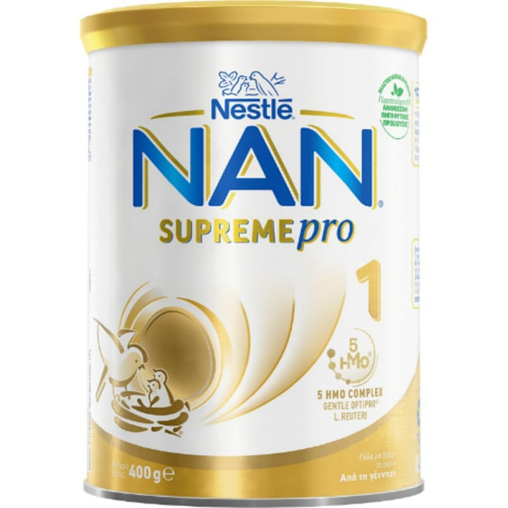 Lapte praf bebelusi NAN Supreme Pro 1, Nestle, 400 g