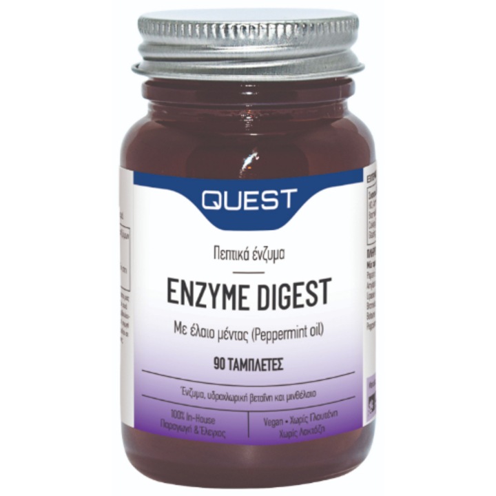 Suplimentul nutritiv Enzyme Digest, Quest, 90 tablete