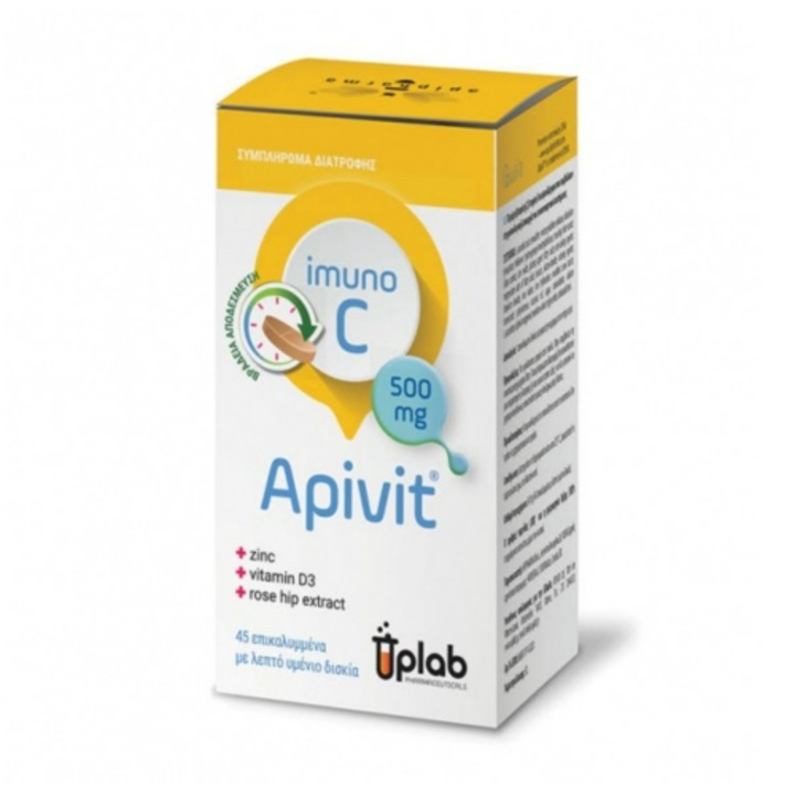 Supliment alimentar Apivit Imuno C, UPLAB, 45 tablete