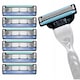 6 db-os Gillette Mach 3 borotva utántöltő készlet, Multicolor