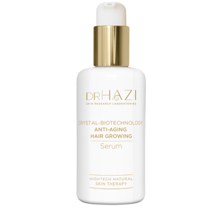 Crystal Hair Rejuvenating Serum, Fejbőr megújító peeling hajnövesztéshez, 100% természetes (Nano peptid terápia), 100 ml