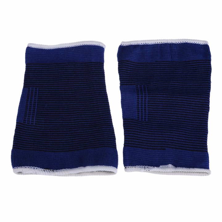 Set 2 Genunchiere Elastice, Albastre, Marime Universala