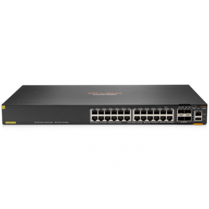 Kapcsoló HP Aruba 6200F 24G JL725A Class4, 24 port, PoE