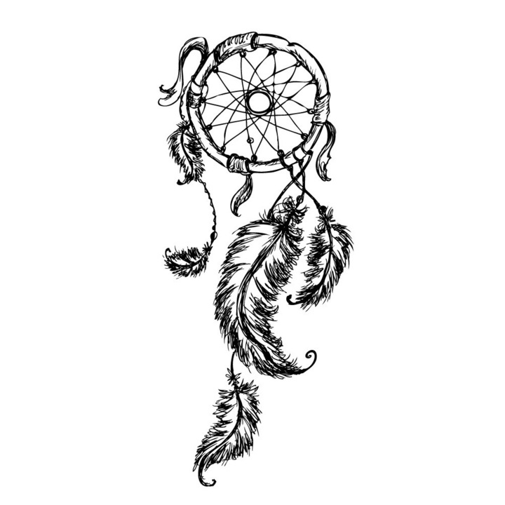 Sticker decorativ - Dreamcatcher - 50x70cm