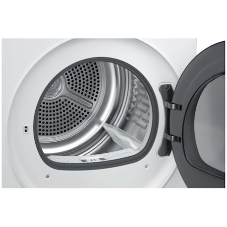 Uscator de rufe Haier HD80-A2939-S, Pompa de caldura, 8 kg, 15 programe, Clasa A++, iRefresh, Program Hygienic, Alb