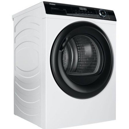 Uscator de rufe Haier HD80-A2939-S, Pompa de caldura, 8 kg, 15 programe, Clasa A++, iRefresh, Program Hygienic, Alb