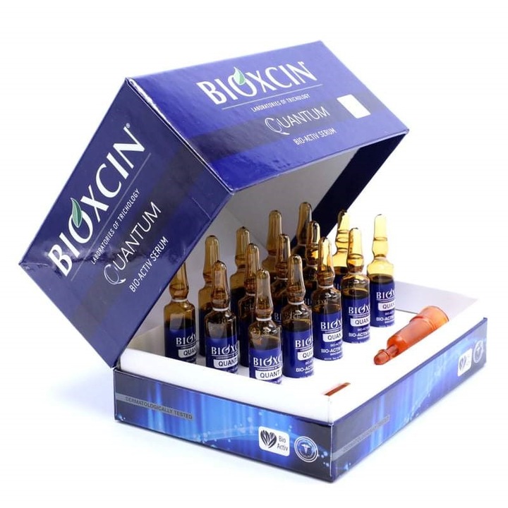 Tratament fiole BIOXCIN Quantum impotriva caderii parului 15 X 6 ml