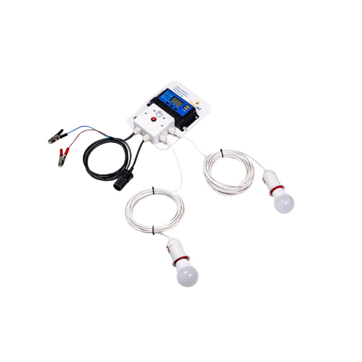 Kit Solar Fotovoltaic, Aluminiu, 30 Wp, 12 VDC