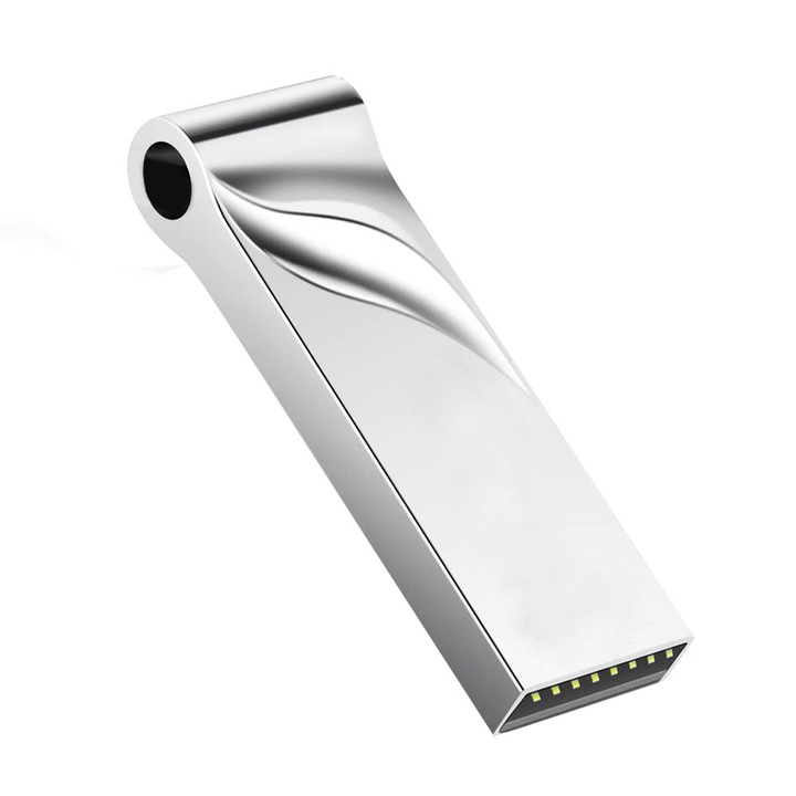 Stick USB SIKS, Inox, Memorie 16GB, USB 3.1, Silver