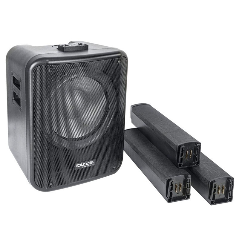 Boxa activa iluminat led tip coloana 350w rms