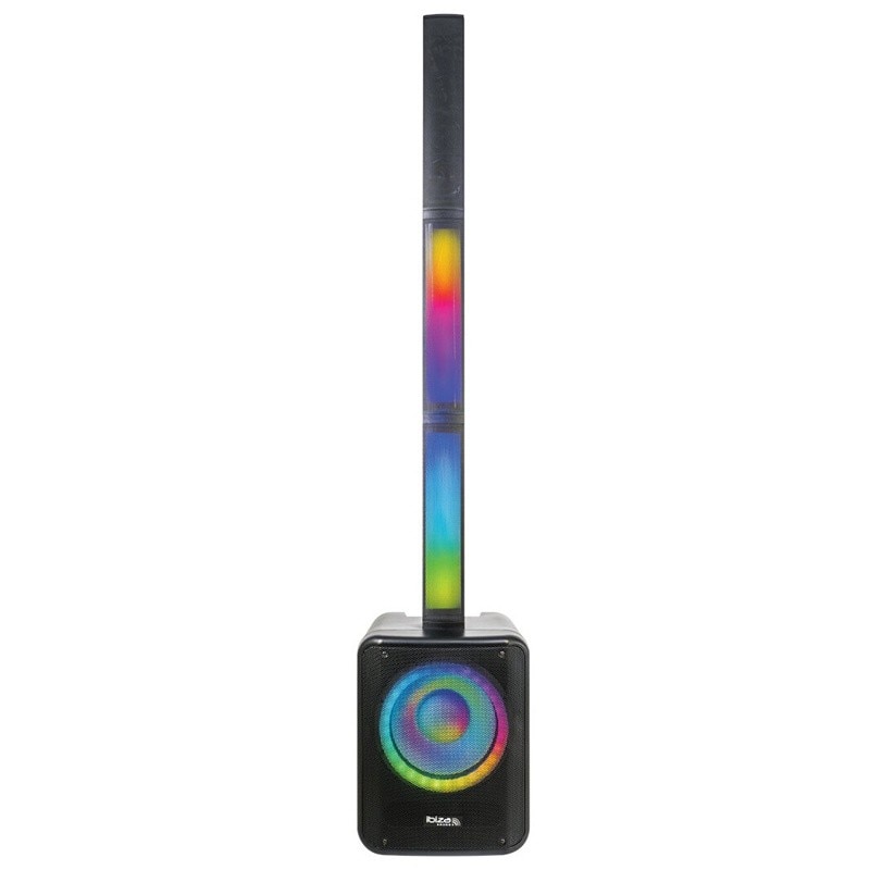 Boxa activa iluminat led tip coloana 350w rms
