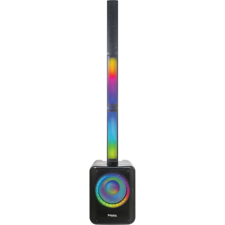 Активен високоговорител LED осветление тип колона 350 W RMS
