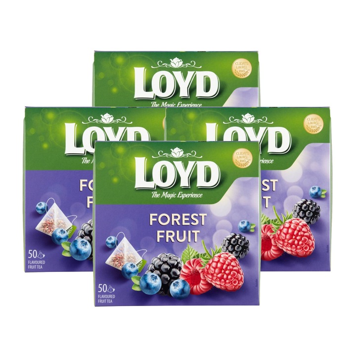 Loyd Piramis Erdei gyümölcs tea, 4x50 filter
