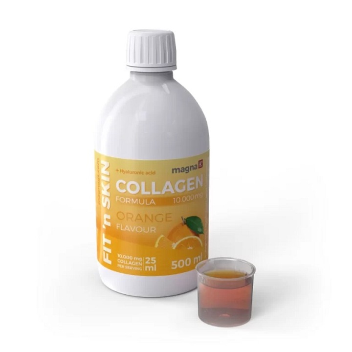 FIT ‘n SKIN Kollagén formula – Kollagén ital – narancs ízű