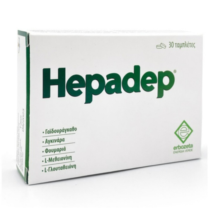 Supliment alimentar pentru sistemul hepatic, Erbozeta, Hepadep, 30 tablete