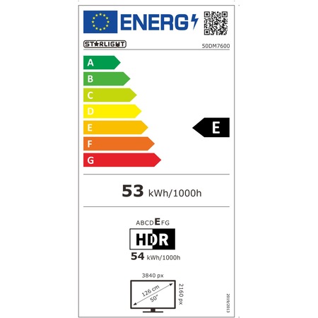 Televizor LED Star-Light 50DM7600, 127 cm, Smart, 4K Ultra HD, Clasa E