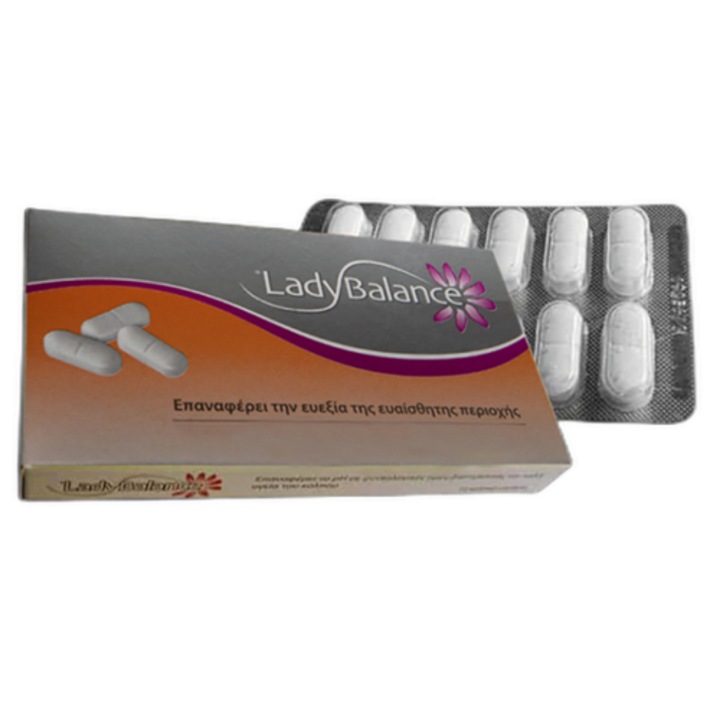 Ovule/Supozitoare vaginale, Lady Balance, Prebiotic, 12 bucati