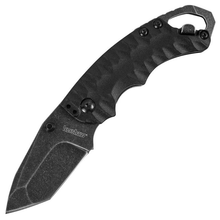 Cutit pliabil, Kershaw, Shuffle II, Inox, Maner antiderapant, 64mm, Negru