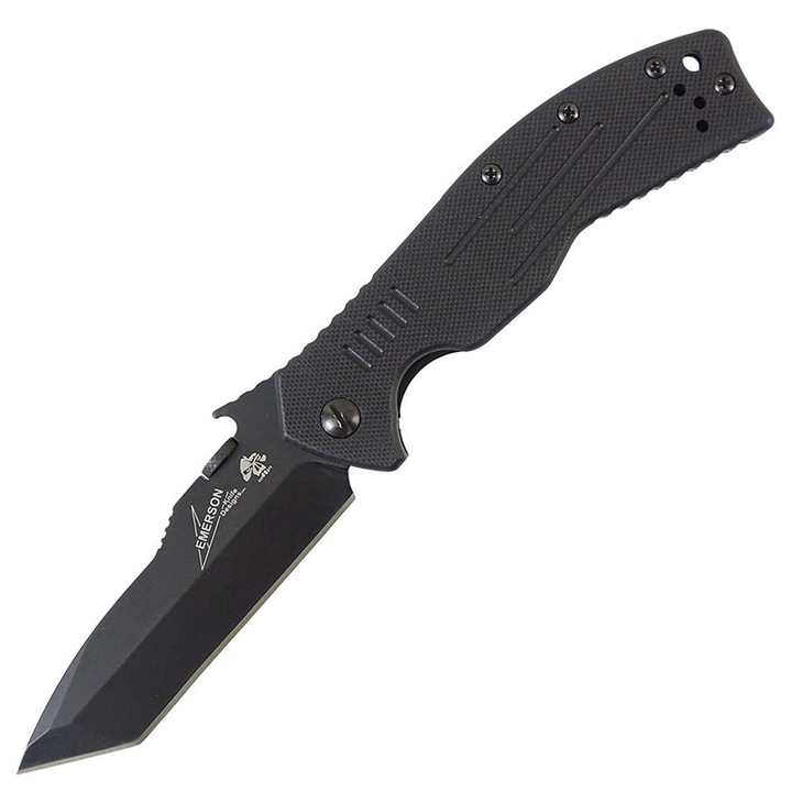 Cutit pliabil, Kershaw & Emerson, Otel, 153g, Negru