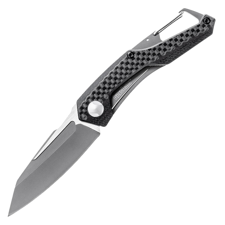 Cutit pliabil, Kershaw, Inox, Lungime 156mm, Argintiu/Negru