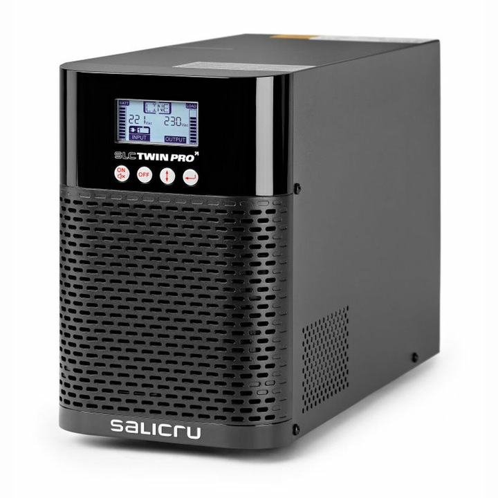 Salicru 699CA000001 szünetmentes tápegység (UPS) Dupla konverziós (online) 0,7 kVA 630 W 3 AC kimenet(ek) (699CA000001)