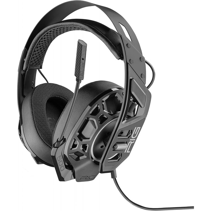 Casti de gaming KakuSiga, KSC-581, Cu LED, RGB cu fir, Microfon, 2 portuei Jack 3.5 mm, Multicolor