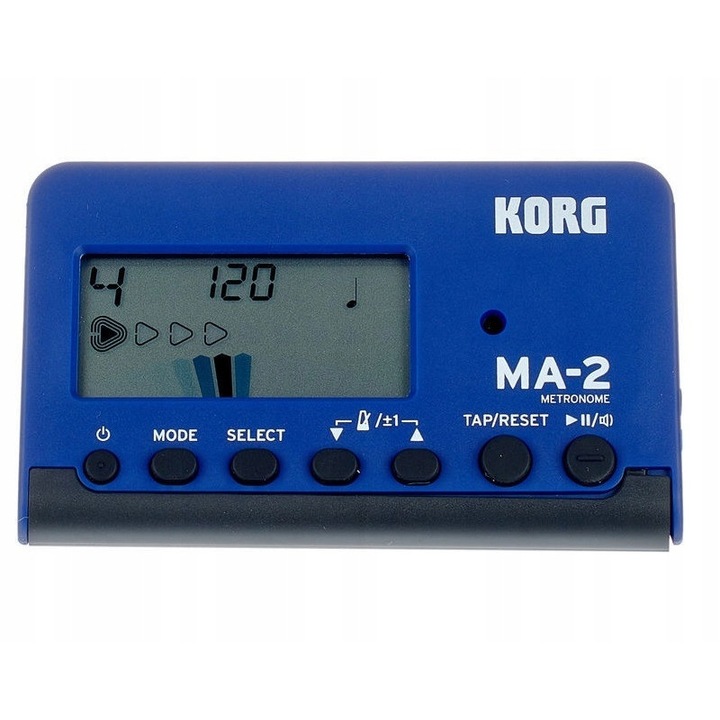 Метроном, Korg, Ma-2, 100 x 60 x 16 мм, Син