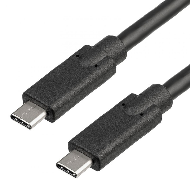 Кабел, Akyga, USB3.1 Type-C/Type-C, 1m, черен