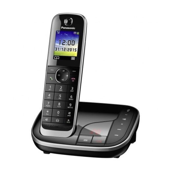 Telefon fara fir, Panasonic, Negru