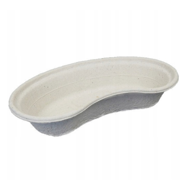 Bol de unica folosinta Acus Med, din pasta de hartie (celuloza), pentru dezinfectarea instrumentarului medical, recipient igienic, biodegradabil si rezistent la lichide, 700 ml, gri