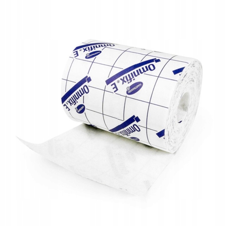 Banda de protectie pentru fixarea pansamentelor Omnifix E 10 cm x 10 m, Hartmann, Alb