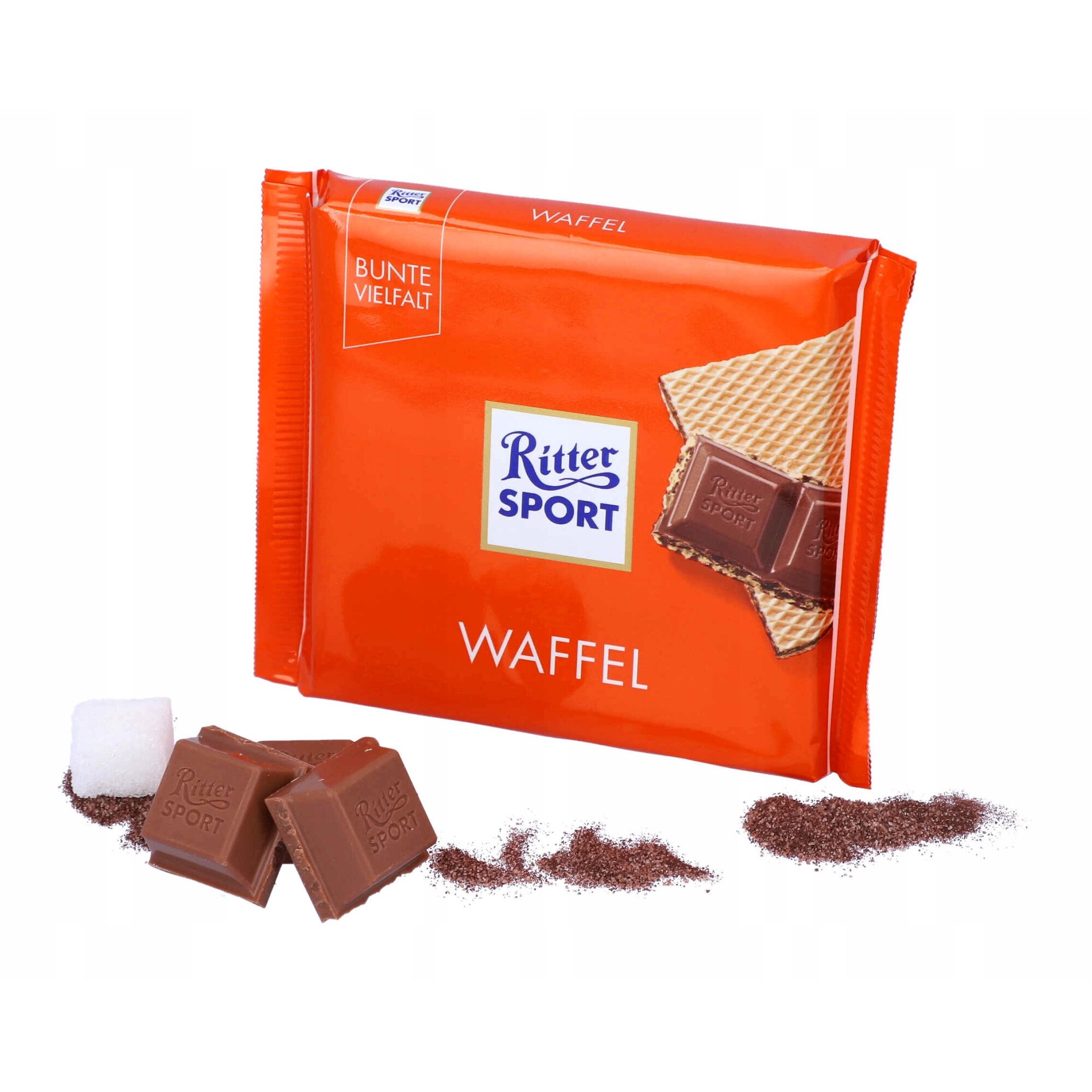Pachet 5 x Ciocolata cu napolitane, Ritter Sport, 100 g - eMAG.ro