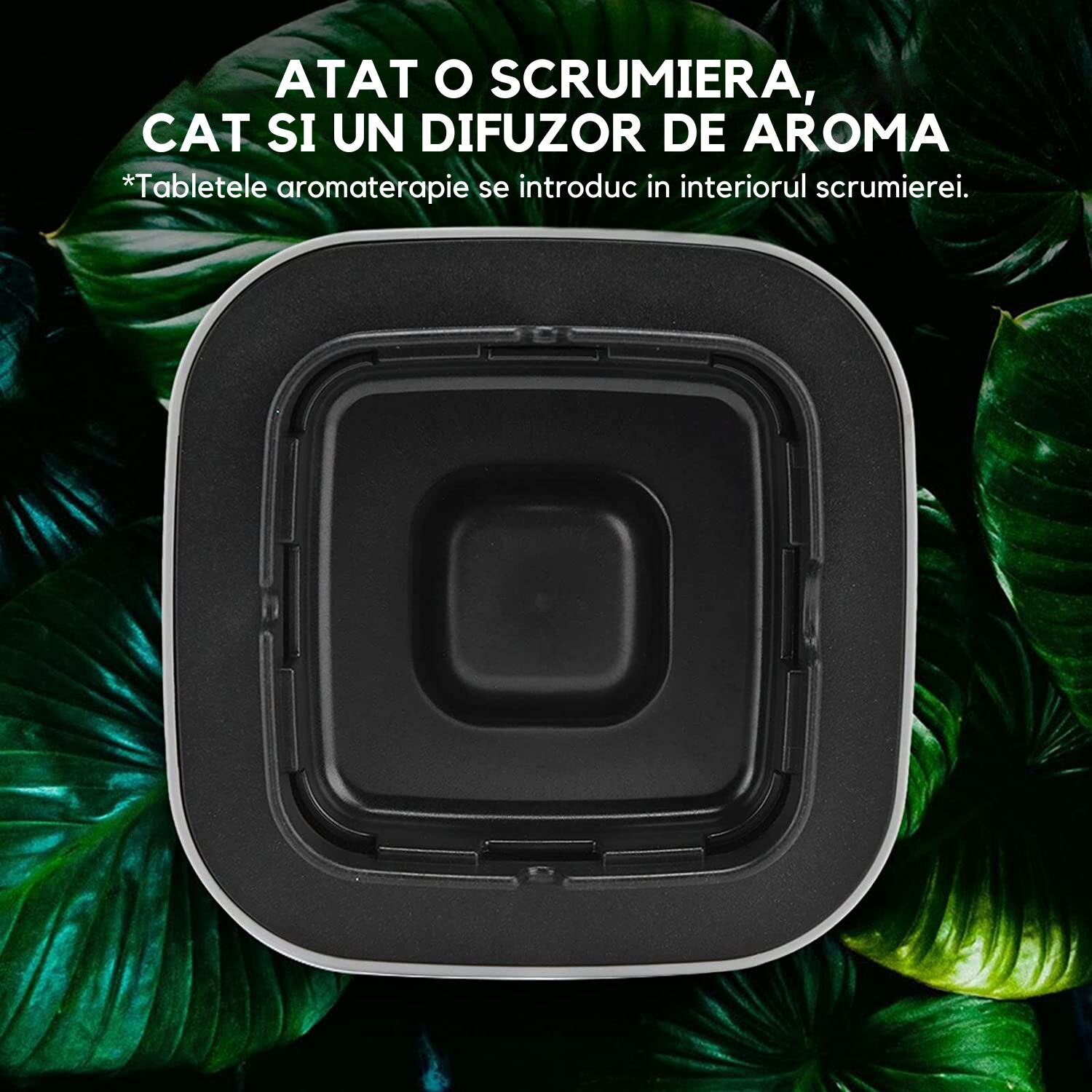 Scrumiera pentru Casa, cu baterii, Verde eMAG.ro