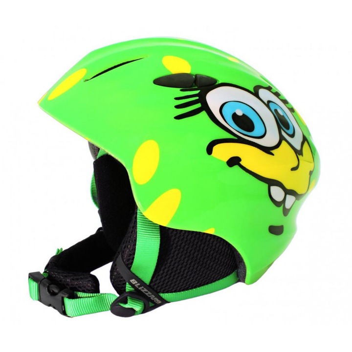 Casca de schi pentru copii Blizzard Magnum Junior, verde, 48-52 cm
