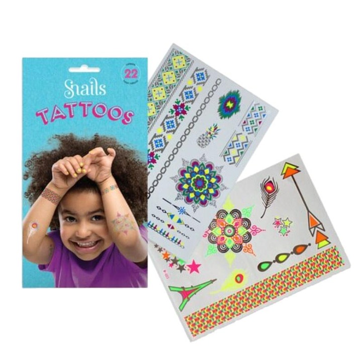 Неонови татуировки, Snails, 22 бр