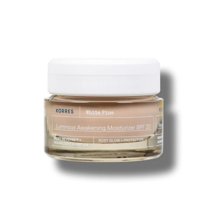 Crema de fata, Korres, White Pine, Luminous, SPF20, 40 ml