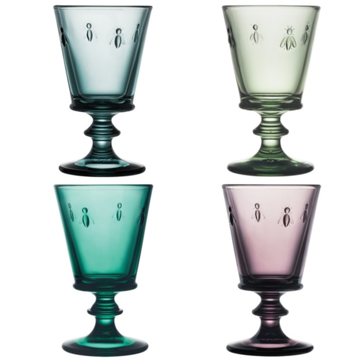 Комплект 4 чаши, La Rochere, 240 ml, Glass, Multicolor