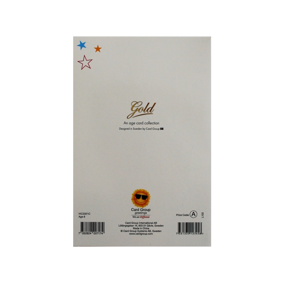 Картичка за рожден ден 8 години - eMAG.bg