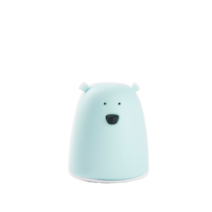 Детска лампа Bear Little, Rabbit & Friends, Силикон, Синя