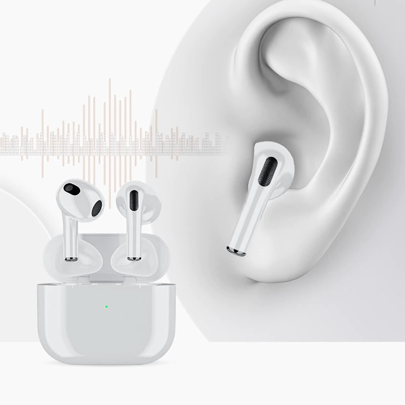 Bluetooth слушалки MRG, M6S PRO, стерео, хендсфри, с калъф, бял - eMAG.bg