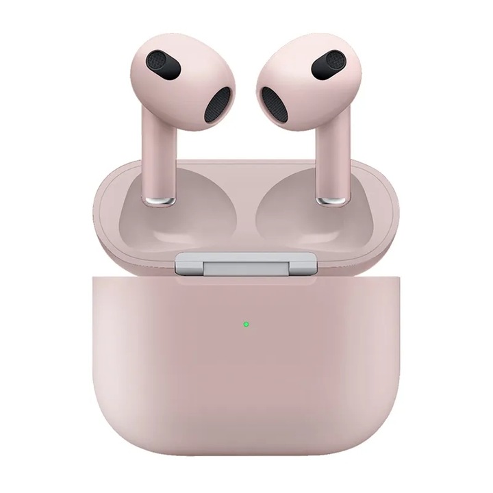 Bluetooth слушалки MRG M6S PRO, розови, стерео, хендсфри, с калъф