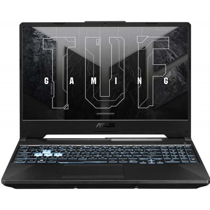 Laptop ASUS TUF Gaming A15 FA506NF-HN073MXM, AMD Ryzen 5 7535HS, 15.6inch, RAM 32GB, SSD 1TB, nVidia GeForce RTX 2050 4GB, No OS, Graphite Black